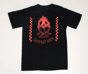 BLACK FLAMES TEE