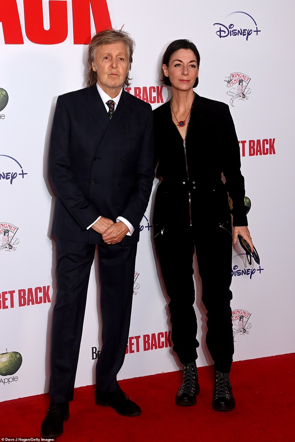 Sir Paul McCartney and Mary McCartney attend the UK Premiere of  The Beatles: Get Back at Cineworld Empire on November 16, 2021