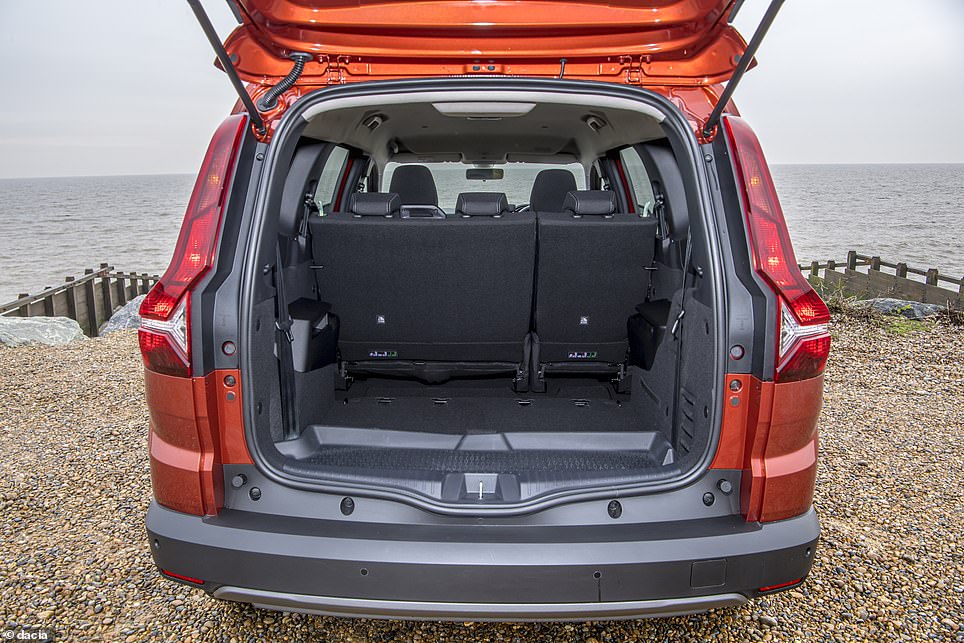 With the Jogger's two rearmost chairs in place, there's also next to no luggage space as a result