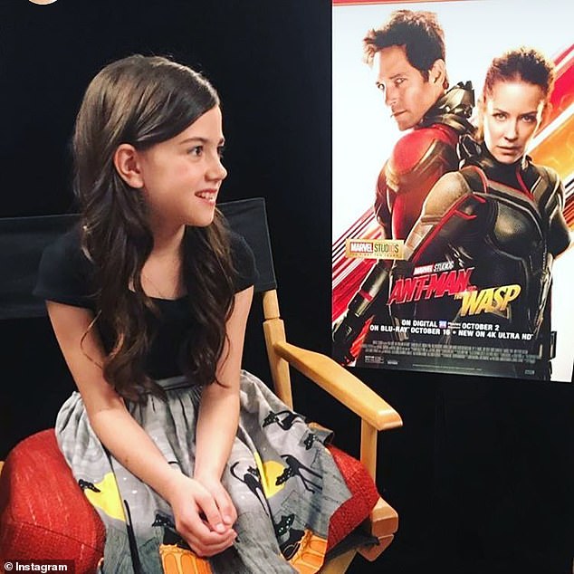 The starlet reprised her role as Rudd's characters daughter, Cassie Lang, in the 2018 sequel, Ant-Man And The Wasp