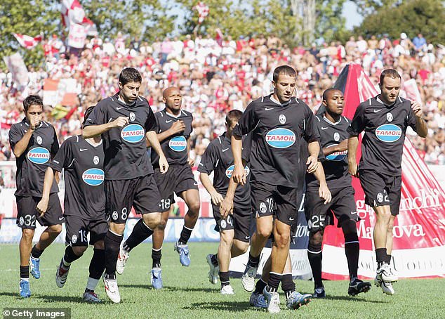 Juventus were hit hard by Calciopoli, being forced to play in Serie B in 2006 (above)