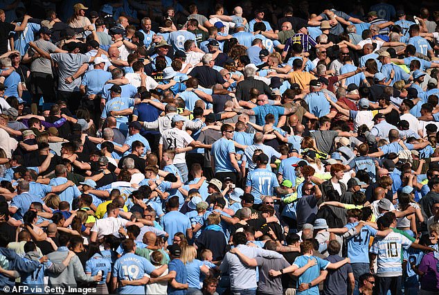 Manchester City are one of the five British clubs that make up the top 10 loudest and most passionate fanbases, according to a report from Champions League supplier Expedia