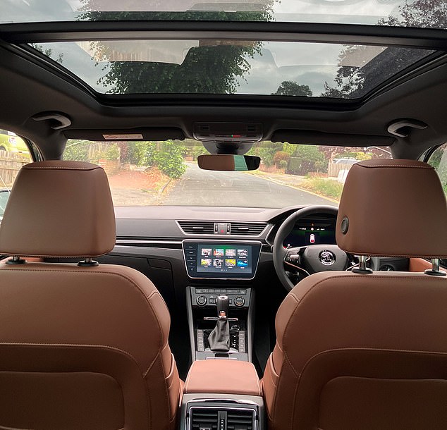 Other features include electrically adjustable front seats with memory and lumbar support, which is useful if you are undertaking an epic ride like mine