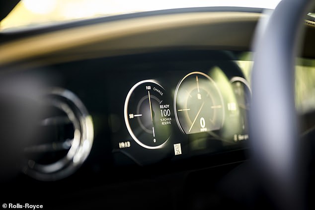 The snug cockpit with its smart digital dashboard is sophisticated, simple, relaxing, restrained and sedate without the need for whizz-bang flashing lights or sci-fi styling to proclaim its electric car credentials