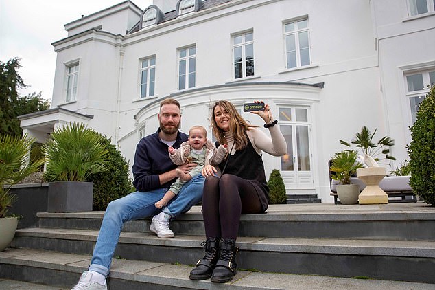 Finance analyst Mrs Pott won the five-bedroom mansion in February last year after buying a £10 ticket when husband Ben forget to enter