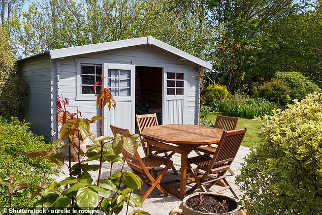 Heading into the garage to bring out the outdoor furniture is a yearly task that often results in disappointment, as being neglected throughout winter can leave it looking worse for wear (stock image)