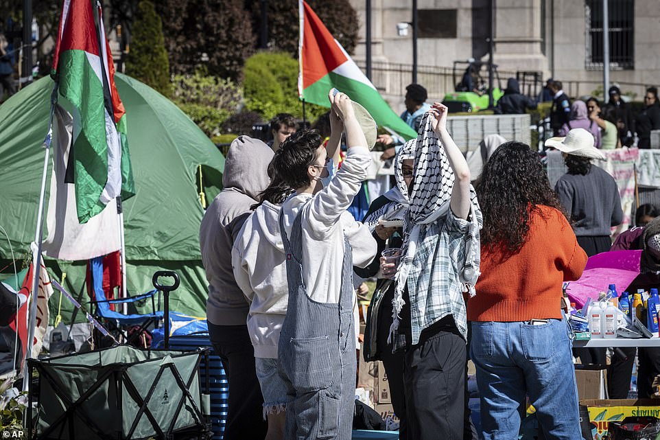 Last week more than 100 students were arrested on Wednesday and Thursday for participating in sit-ins but by Friday students had returned to their 'Gaza solidarity camp.' One of those arrested and then suspended was fellow Squad member Rep. Ilhan Omar's daughter. The president and the so-called Squad, which includes AOC, haven't seen eye to eye on the topic of Israel in the aftermath of the October 7 Hamas terror attack. But Biden and AOC have partnered on climate change initiatives.