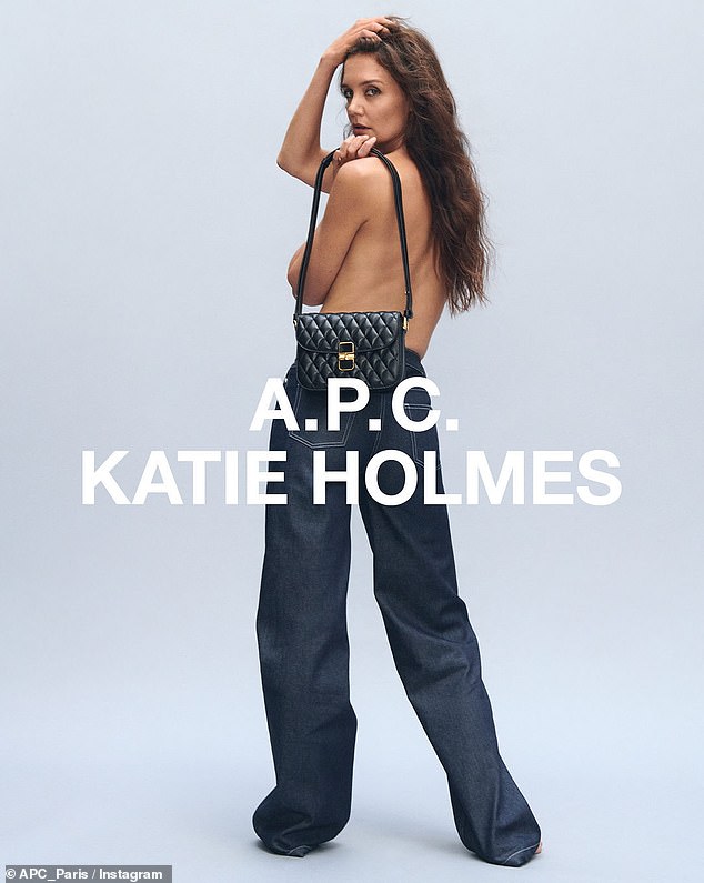 Holmes' steal-worth style could be one reason she was asked to partner with French brand A.P.C. The influence said she wanted  the collection to embody pieces that are cool but not recognizable and can fit into your existing wardrobe seamlessly'