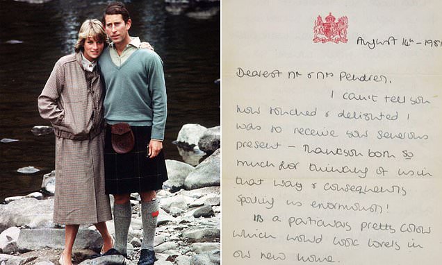 A 'tremendous success': How Princess Diana described her honeymoon in collection of