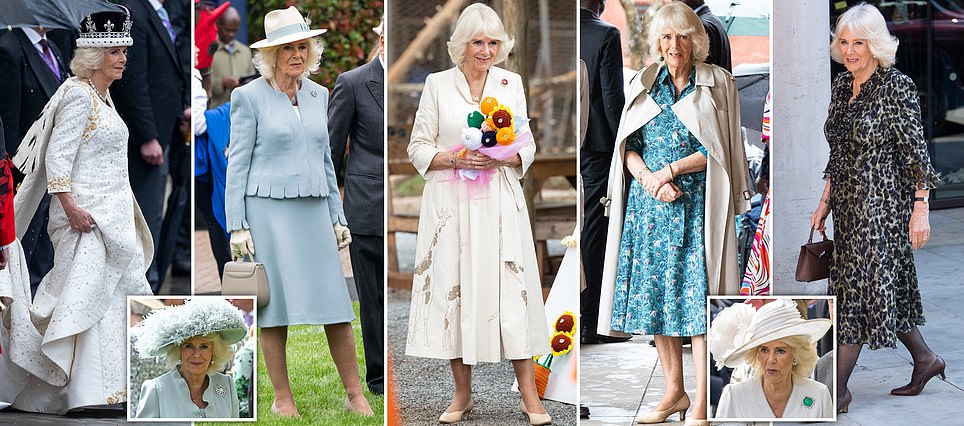 Style Queen Camilla! How Her Majesty's Bruce Oldfield gown at the Coronation marked the