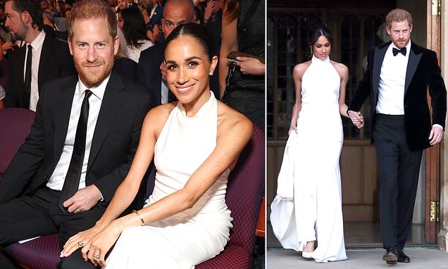 Meghan Markle stuns in bridal white as she supports Prince Harry at the ESPYs: Duchess