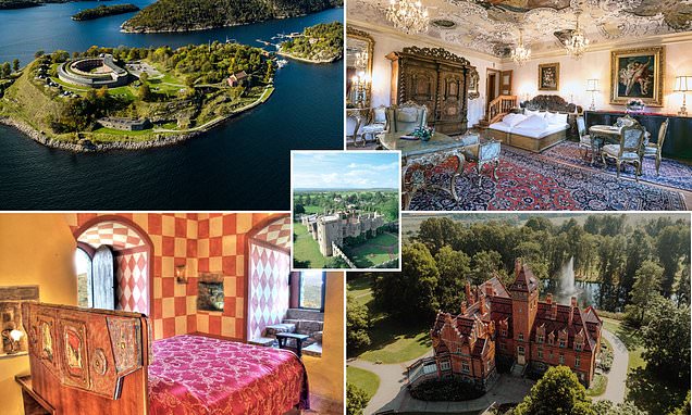 Eight breathtaking European castles you can SLEEP IN - from a regal bolthole beloved by