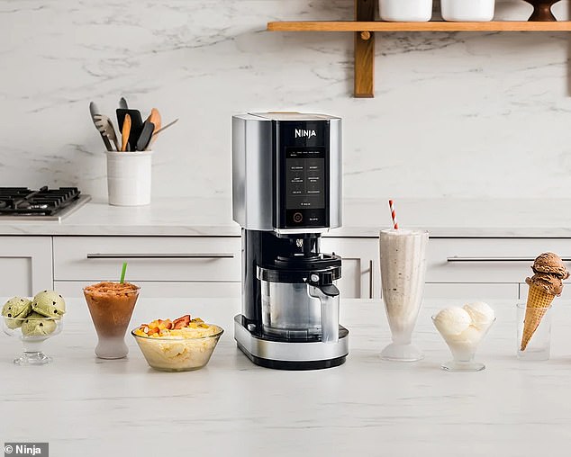 The appliance has seven preset programmes - Ice Cream, Gelato, Sorbet, Smoothie Bowl, Light Ice Cream, Milkshake and Mix-Ins, letting you make all the creamy treats you crave