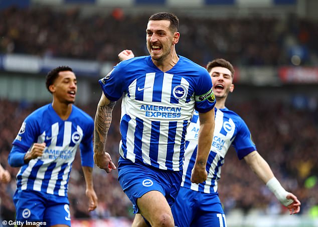 Lewis Dunk has been Brighton's captain fantastic during a fruitful spell in the Premier League