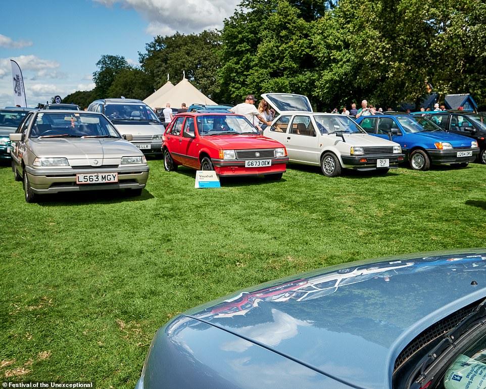 The range of models in attendance is a selection of the most boring vehicles from a forgotten era, including many Vauxhall Novas and Ford Fiesta