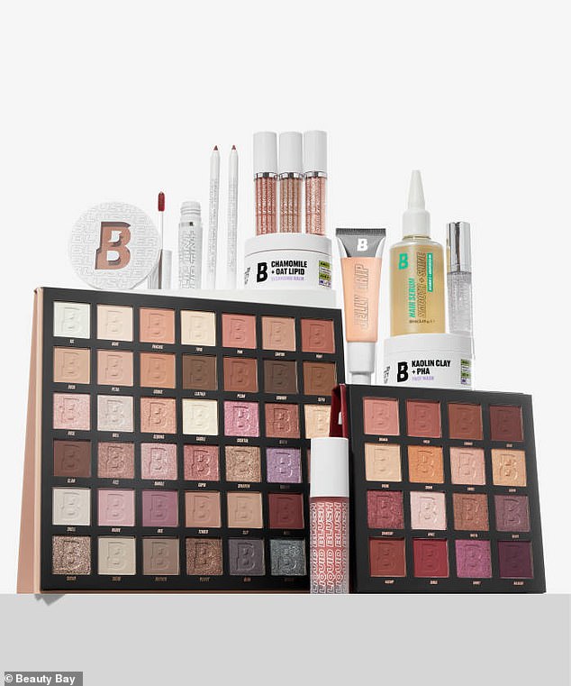 Beauty steal! The bundle includes 12 full-sized products from the brand, including a cleansing balm, a neutral 42 colour eyeshadow palette and more