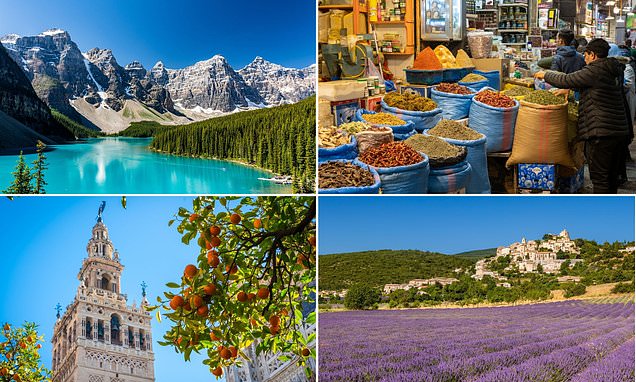 The world's 'best-smelling tourist destinations' revealed: From the globe's perfume