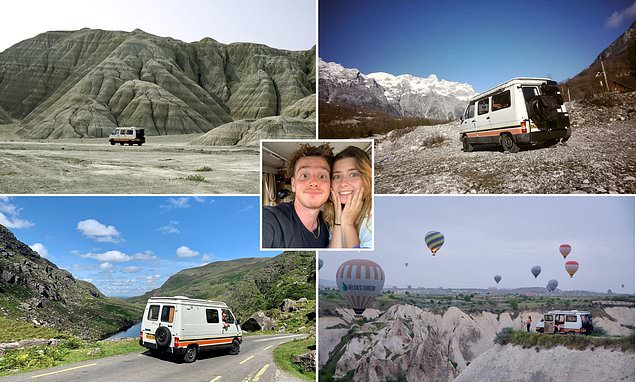 Couple who gave up work to drive from UK to Australia...