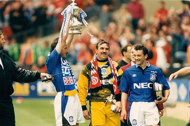 Neville Southall (centre) and Dean accounted for more than half of all the votes by readers