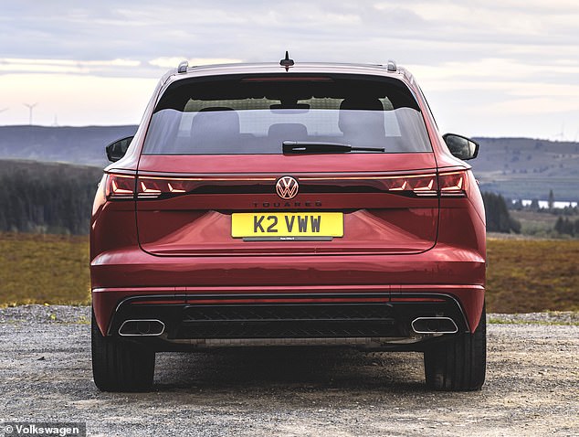 The headline update to the rear is a full-width light bar that extends through an illuminated VW badge, which looks very smart, feeling particularly edgy at night