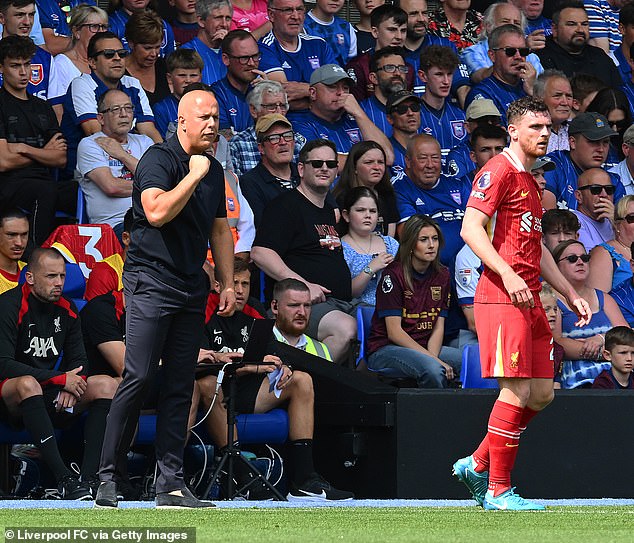 New Liverpool boss Arne Slot enjoyed a comfortable opening day victory over Ipswich