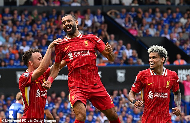 Salah looked very sharp for the season opener and grew in confidence in the second half