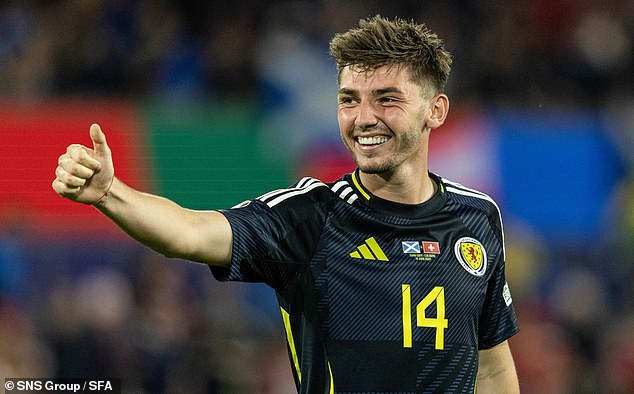 Billy Gilmour was one of the bright spots for Scotland at the European Championships