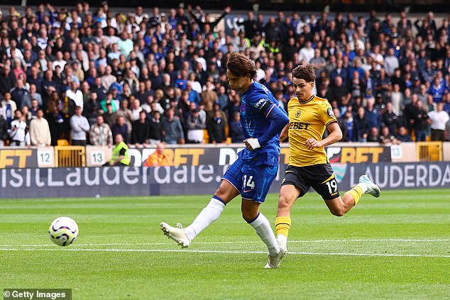 Joao Felix, making his first appearance since rejoining Chelsea, scored his team's sixth goal