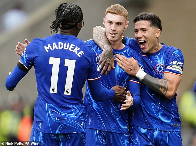 Madueke commented on his partnership with Cole Palmer, who set up all three of his goals