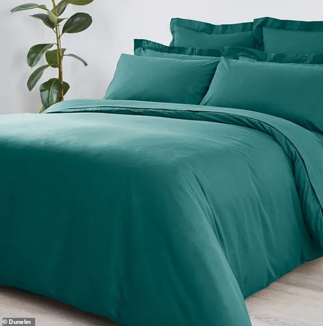 Available in 16 colours, the Dunelm Non Iron Plain Dye Duvet Cover adds colour, comfort and ease to your bed set up