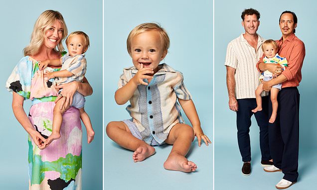 What it's really like to raise a baby with one mum and TWO dads... all living in the same