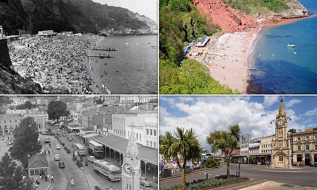 Then and now: Fascinating historical photos of Torquay show the Devon seaside town's glory