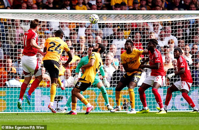 Chris Wood headed Nuno Espirito Santo's side into an early lead at the City Ground