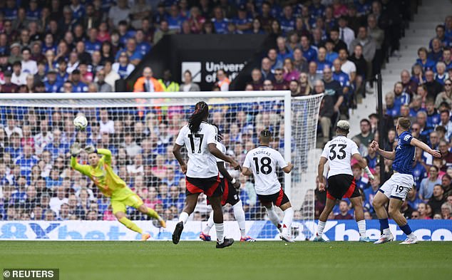 Liam Delap (far right) exuded the confidence of a veteran talisman as he opened the scoring