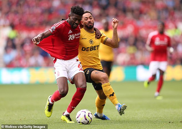 Wolves and Nottingham Forest were forced to share the points in the clash at the City Ground