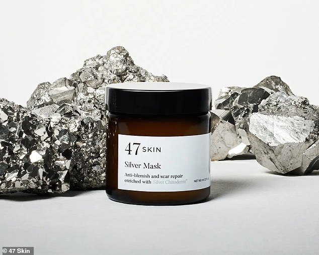 Designed for all skin types, the 47 Skin Silver Face Mask: Anti-Blemish & Scar Repair contains a surprising ingredient, Silver Chitoderm