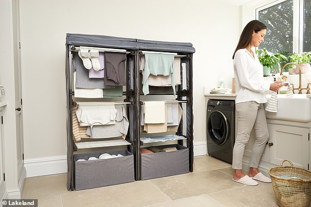 The Tri:Mode Heated Hub has 22.5 m of drying space and can hold up to 30kg of laundry, making it the largest capacity option - ideal for families