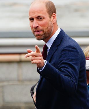 EPHRAIM HARDCASTLE: Is Prince William's bearded appearance a poke in the eye for Harry?