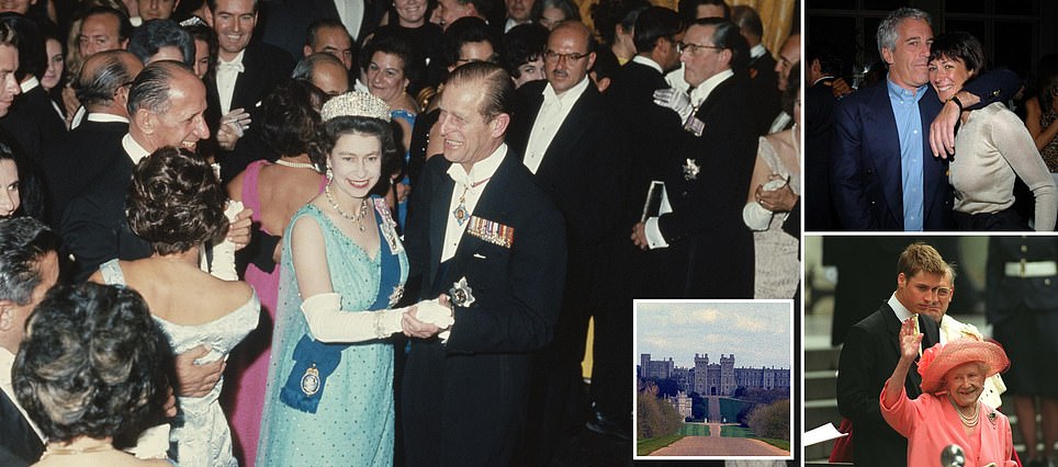 When Prince Andrew's friend Ghislaine Maxwell brought paedophile Jeffrey Epstein to Queen