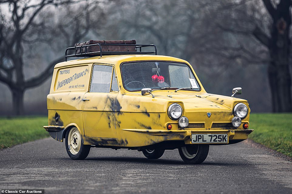 A 'cushty' deal on a collectable piece of TV memorabilia: This 1972 Reliant Regal Supervan III - one of six used for filming Only Fools and Horses - is going under the hammer for the third time in as many years. But the guide price is half what it sold for in 2021, This is Money can reveal