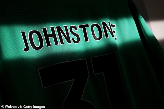 WOLVERHAMPTON, ENGLAND - SEPTEMBER 15: The shirt of Sam Johnstone is displayed inside the Wolverhampton Wanderers dressing room prior to the Premier League match between Wolverhampton Wanderers FC and Newcastle United FC at Molineux on September 15, 2024 in Wolverhampton, England. (Photo by Jack Thomas - WWFC/Wolves via Getty Images)