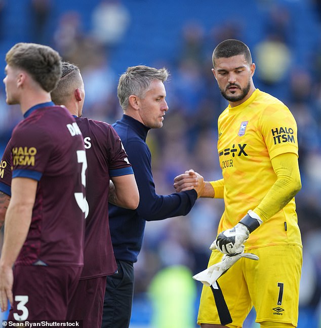 Ipswich boss Kieran McKenna was full of praise for goalkeeper Arijanet Muric after the draw