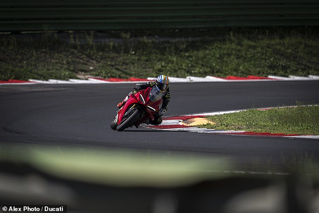 Not all about speed: A reconfigured riding position for the all-new Ducati Panigale includes more inboard pegs and a longer and wider seat to bolster the comfort levels