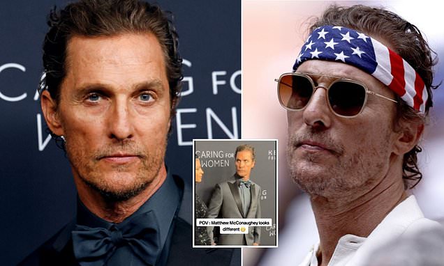 What HAS happened to Matthew McConaughey's face? Mud star's altered appearance causes wild