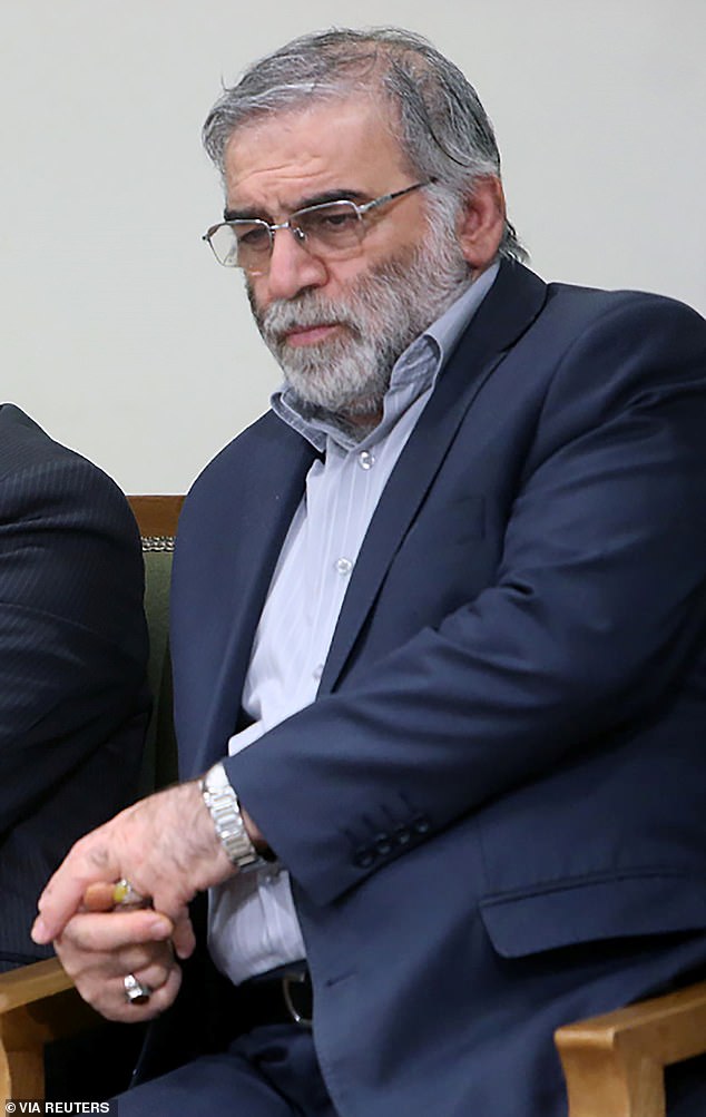 Mossad assassinated Mohsen Fakhrizadeh (pictured), chief of Iran's nuclear programme in 2020