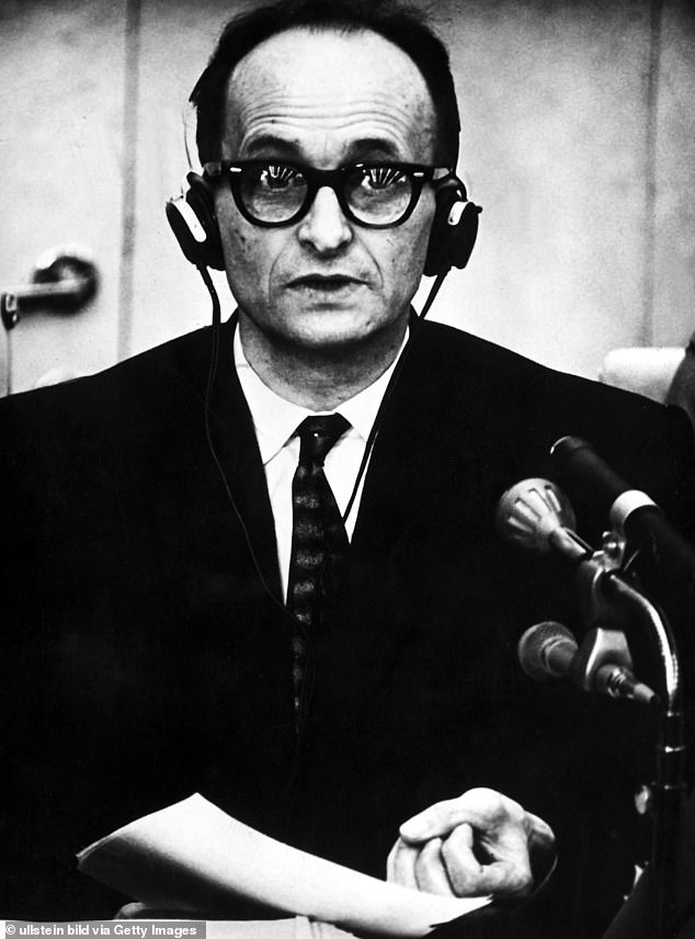 Mossad found infamy after successfully carrying out the daring 1960 capture of high-ranking Nazi Adolf Eichmann (pictured)