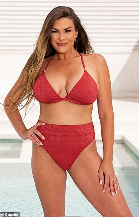 Here she was seen last year in an ad for Cupshe swimwear