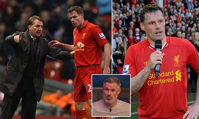 Jamie Carragher reveals how Brendan Rodgers talked him out of RETIRING mid-way through a