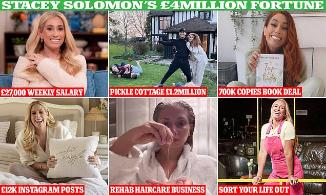 Stacey Solomon's surprising fortune REVEALED as she rakes in over £4 million a year after