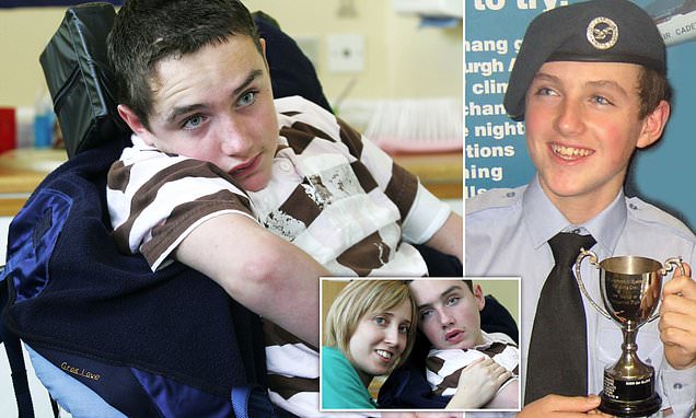 RAF cadet who was 13 when he was severely brain damaged as police car with faulty siren